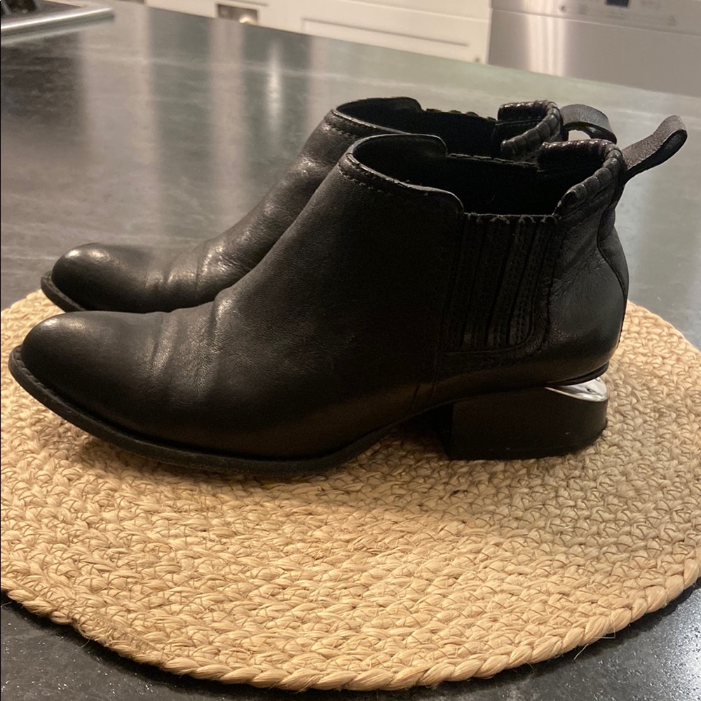 Alexander Wang Black Ankle Boots with Sleek Silhouette